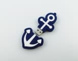 Anker USB stick logo blauw