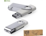 Duurzame USB-stick tarwestro Twister met logo