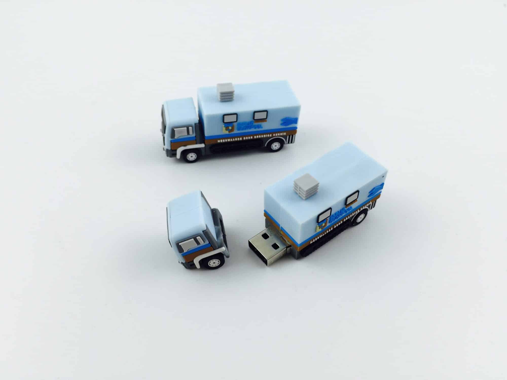 Soneerwagen USB stick met logo