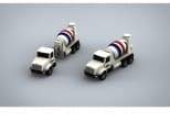 Cementwagen USB stick met logo bedrukken