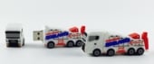 USB stick takelwagen vrachtwagen in eigen vorm bedrukken