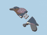 USB stick vogel 2D met logo